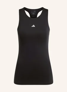Adidas Tank Top Train schwarz - Koszulki i topy damskie - miniaturka - grafika 1