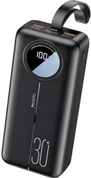 Yesido Powerbank YP42 30 000mAh z wyświetlaczem, USB-C PD 20W, 2x USB-A QC 3.0 22,5W, MicroUSB + kabel USB-A / USB-C, czarny - Powerbanki - miniaturka - grafika 1
