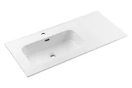 Umywalki - Umywalka meblowa Comad Go 100x46 cm prostokątna lewa biały połysk - miniaturka - grafika 1