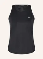 Bluzki damskie - Nike Top Do Biegania Tempo schwarz - miniaturka - grafika 1