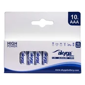 Baterie i akcesoria - Bateria alkaliczna akyga aky19aaa lr03 zn-mno2, 1.5v/1300mah 10szt/kartonik AKY1970 - miniaturka - grafika 1