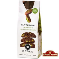 Ciastka - Cantuccini Pistacje i Ciemna czekolada 180g / DESEO - miniaturka - grafika 1