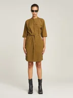 Sukienki - G-Star Sukienka w kolorze khaki - miniaturka - grafika 1