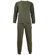Pozostała odzież narciarska - Mil-Tec Bielizna Polarowa Dwuczęściowa Olive - Olive - XXL - miniaturka - grafika 1