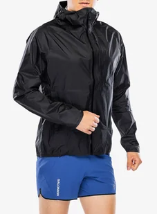 Kurtka do biegania Salomon Bonatti WP Jacket - deep black - Kurtki męskie - miniaturka - grafika 1
