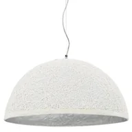 Lampy pozostałe - vidaXL Lampa wisząca, biało-srebrna, 50 cm, E27 - miniaturka - grafika 1