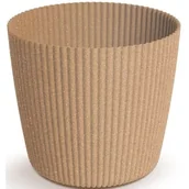 Donice - Donica PROSPERPLAST Milly Round ECO Wood DMI400W-4665W 32L Brązowy - miniaturka - grafika 1