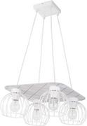 Lampy sufitowe - Sigma Wista lampa wisząca 4-punktowa biała 31633 31633 - miniaturka - grafika 1