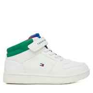 Buty dla chłopców - Sneakersy Tommy Hilfiger T1X9-34347-1355 S Biały - miniaturka - grafika 1
