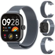 Akcesoria do smartwatchy - Bransoleta Milanese Vanfone do Xioami Redmi Watch 4/5, niebieski grafit - miniaturka - grafika 1