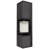 Piece wolnostojące - Piec stalowy TORA/L 8 kW fi 150 NATURALI PIETRA DI SAVOIA domykanie - miniaturka - grafika 1