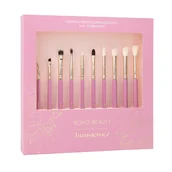 Pędzle do makijażu - Boho Beauty x Marzena Tarasiewicz Zestaw 10 Pędzli do Makijażu Oczu - miniaturka - grafika 1