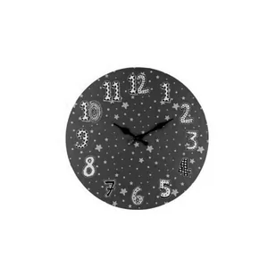 Dziecięcy zegar ścienny Stars, 33 cm, szary - Zegary - miniaturka - grafika 1