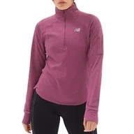 Bluzy sportowe damskie - Bluza New Balance WT23252RNH - różowa - miniaturka - grafika 1