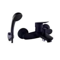 Baterie wannowe i prysznicowe - Bateria wannowa czarna Sigma Black-2 Liveno - miniaturka - grafika 1