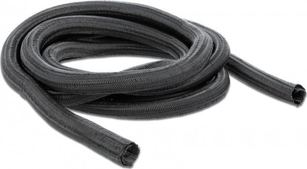Delock Wąż Pleciony Samozamykający 10 M X 9 Mm Czarny