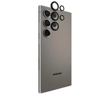 Case-Mate Aluminum Ring Lens Protector - Szkło ochronne na obiektyw aparatu Samsung Galaxy S24 Ultra (Black) - Szkła hartowane na telefon - miniaturka - grafika 1