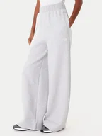 Spodnie sportowe damskie - adidas Spodnie dresowe Off Placed 3-Stripes KA0833 Szary Wide Leg - miniaturka - grafika 1