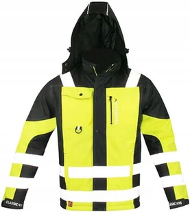 Kurtka robocza ZIMOWA ODBLASKOWA WODOODPORNA Ocieplana męska ostrzegawcza - Odzież robocza - miniaturka - grafika 1