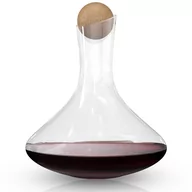 Zestawy do wina - Szklana karafka o pojemności 1,8 litra do czerwonego wina - bezołowiowa kryształowa szklana dekanterka ustna aerator do wina Wine Carafe - miniaturka - grafika 1