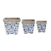 Donice - Zestaw doniczek osłonek NA BALKON TARAS betonowe - miniaturka - grafika 1