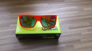 Okulary przeciwsłoneczne Neon Ride (orange fluo/green) - Okulary przeciwsłoneczne - miniaturka - grafika 3