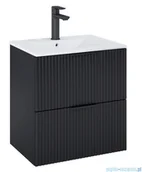 Szafki łazienkowe - Roca Reef szafka 59x45x63 CZARNY MAT A857954532 | - miniaturka - grafika 1