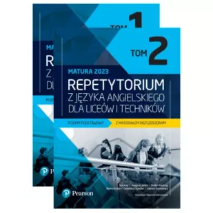 Pakiet Repetytorium z języka angielskiego dla liceów i techników. Poziom podstawowy z materiałem rozszerzonym. Tomy 1-2 - Pomoce naukowe - miniaturka - grafika 1