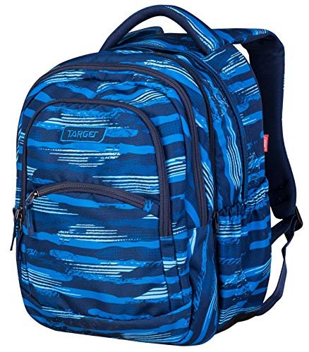 Target Backpack 2 w 1 Curved, plecak dla dzieci i chłopców, do szkoły, niebieski (niebieski) - 26697
