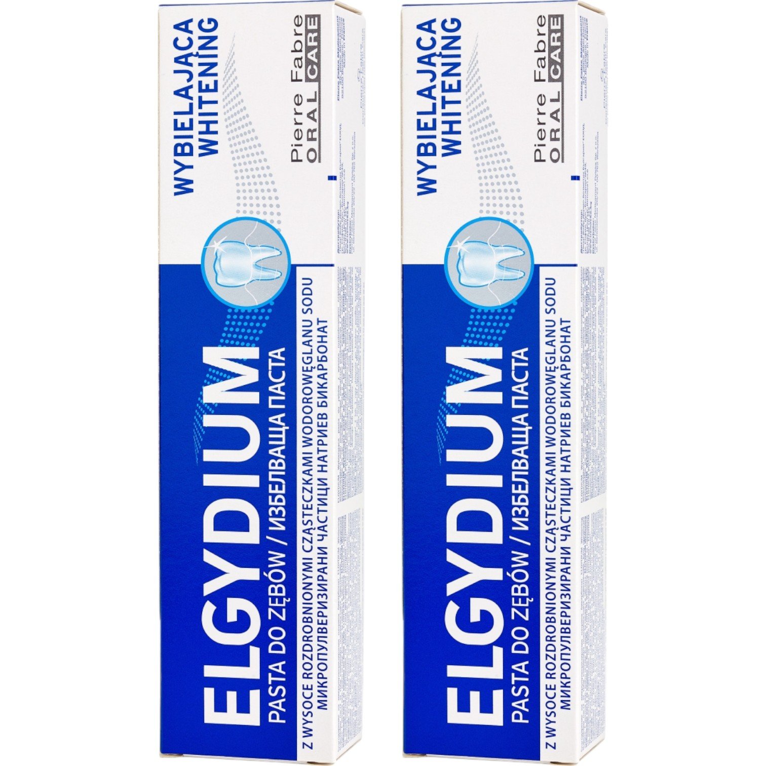 Elgydium Zestaw: Wybielająca Pasta do zębów, 2 szt.