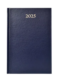 Kalendarz książkowy 2025 dzienny A5, granatowy Artsezon - Kalendarze - miniaturka - grafika 1