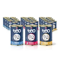 Mokra karma dla kotów - TEO bogata w drób 10 x 415 g + wołowina 10 x 415 g + ryba bałtycka 10x415g Expand  Karma mokra dla kota TEO 30 x 415 g MIX - miniaturka - grafika 1