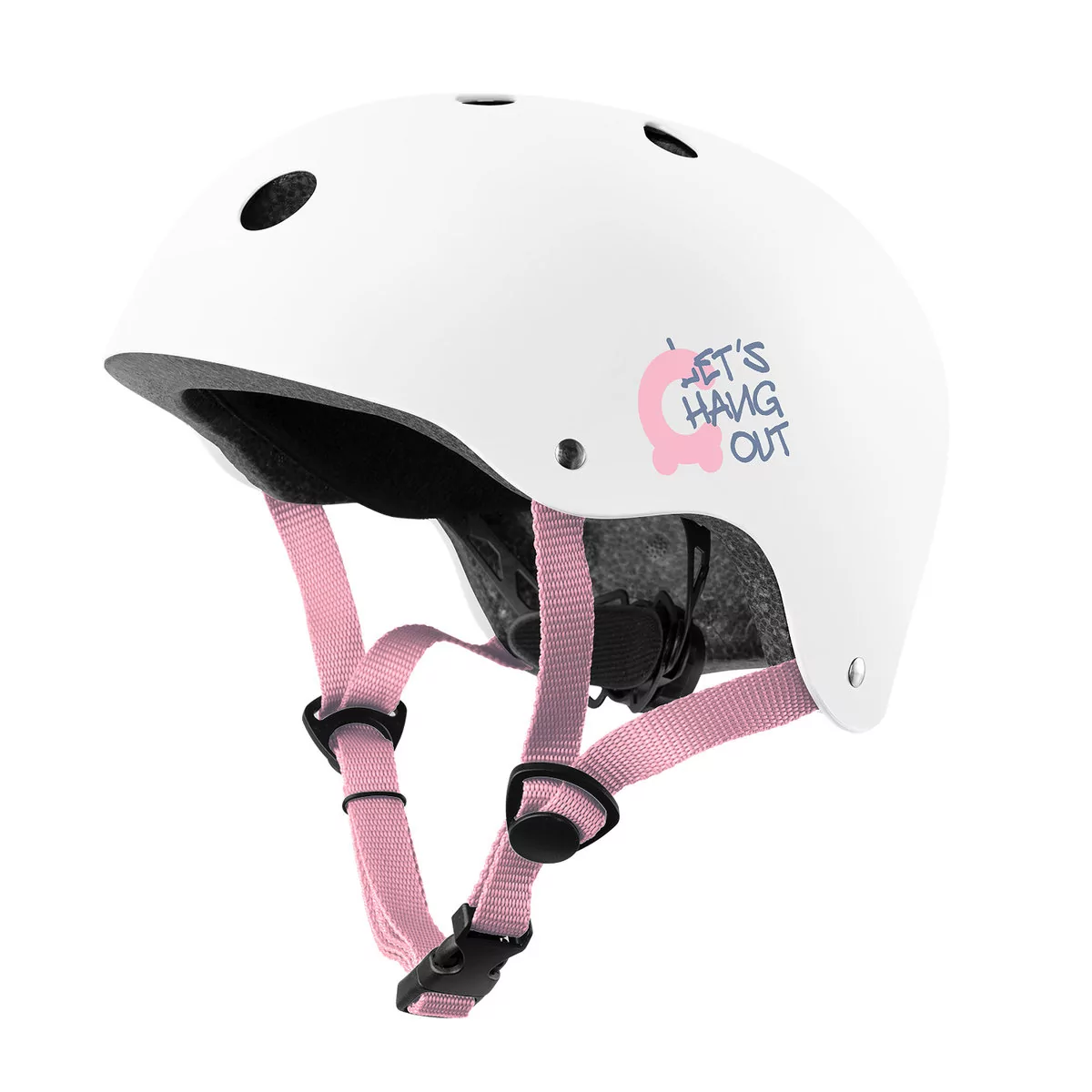 Action, Kask Cariboo S White/Pink