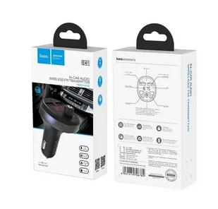 Hoco E41 Ładowarka Samochodowa +radio Fm Bluetooth - Ładowarki samochodowe - miniaturka - grafika 9