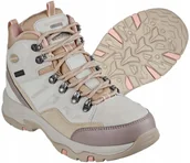 Buty trekkingowe męskie - Buty Skechers Relaxed Fit Trego 158258-NAT Skórzane Turystyczne Na Zimę - miniaturka - grafika 1