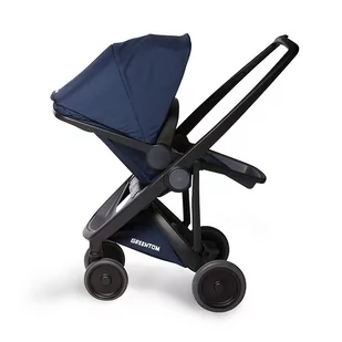 Greentom, Reversible, Wózek spacerowy, Czarna rama, Granatowy - Wózki dziecięce - miniaturka - grafika 1