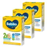 Mleko modyfikowane - Zestaw Bebiko 2R Nutriflor Expert, mleko następne z kleikiem ryżowym, powyżej 6 miesiąca, 3 x 350 g - miniaturka - grafika 1