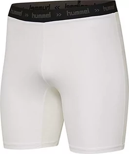 Spodenki męskie - hummel hummel Szorty męskie Hml First Performance Tight Shorts biały biały XL 204504-9001 - grafika 1