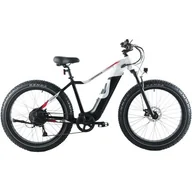 Rowery elektryczne - Rower elektryczny, 26", fatbike, czarno-biały, E-BIKE, GERMINA / Germina - miniaturka - grafika 1