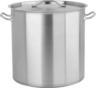 Garnek 50 l z podziałką grube dno stal nierdzewna nitowane uszy YG-00018 - Garnki - miniaturka - grafika 2