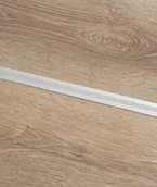 Listwy przypodłogowe - 200 x 2 x 0,1 cm Minileiste - (srebrny) - Minimalistyczna listwa aluminiowa łączeniowa międzypodłogowa UL20X5-01 - miniaturka - grafika 1