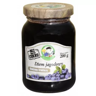 Dżem jagodowy Fungopol 200 g bez cukru słodzony fruktozą - Konfitury, marmolady, powidła - miniaturka - grafika 1
