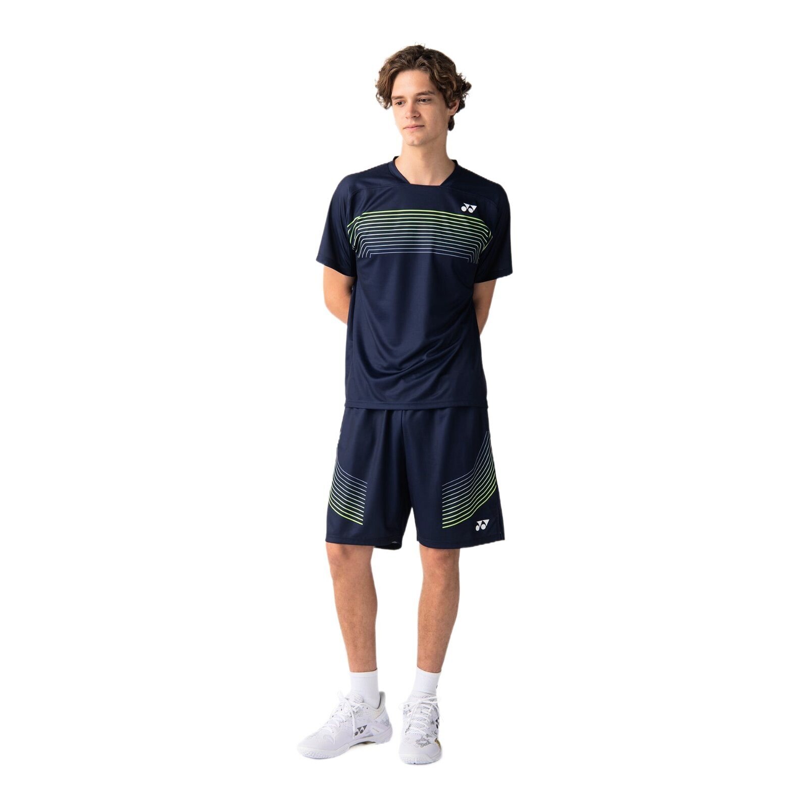 Koszulka męska Yonex Crew Neck Shirt 10727 Dark Navy XL