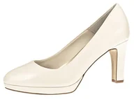 Czółenka - Fiarucci Buty ślubne Renate - damskie, czółenka, krem perłowy, skóra - rozmiar 40.5 (7.5 UK) - miniaturka - grafika 1