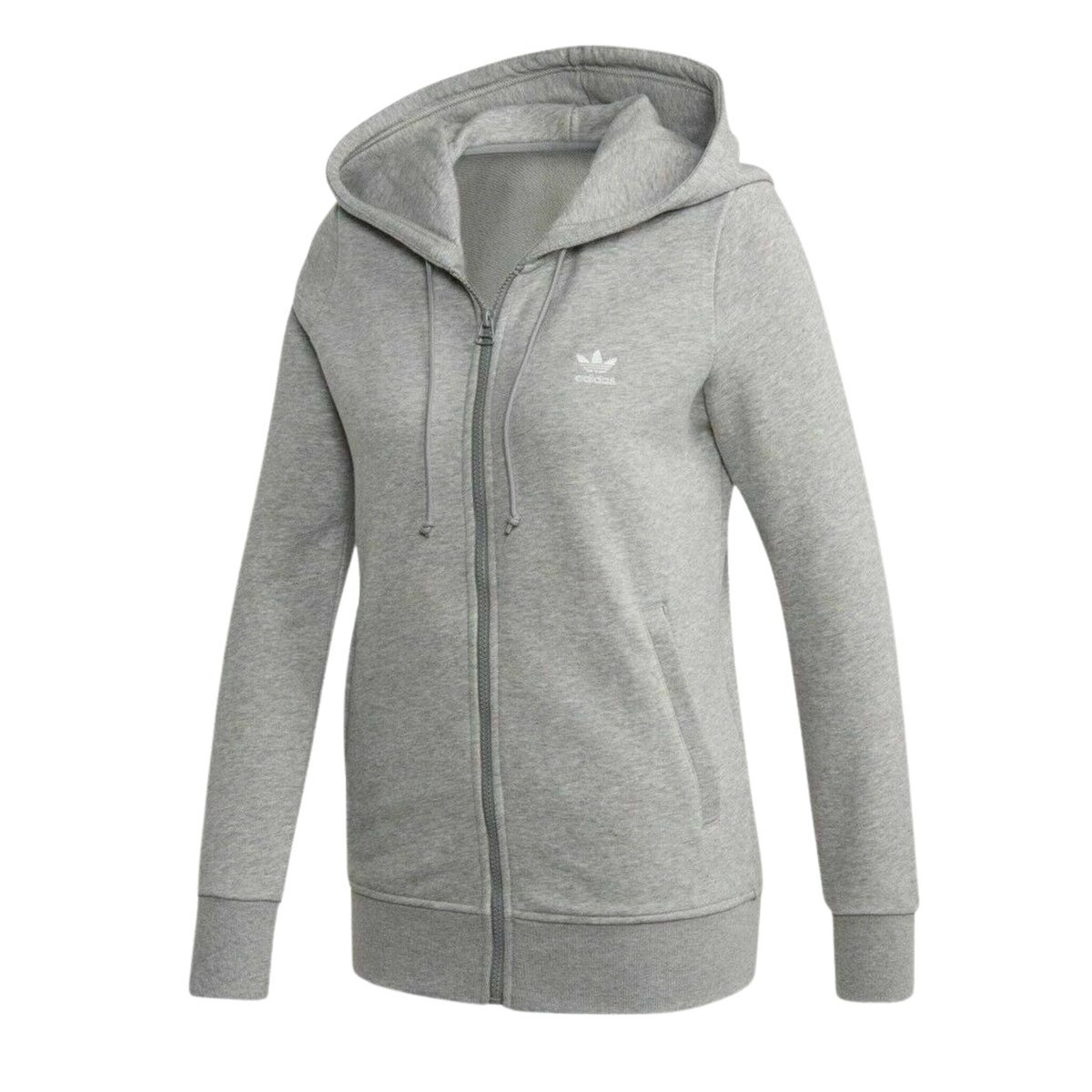 Damska Bluza Rozpinana Szara Adidas Track Top 42