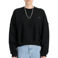 Bluzy sportowe damskie - Bluza Alpha Industries Essentials RL Sweater WMN 14603003 - czarna - miniaturka - grafika 1