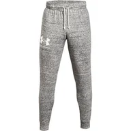Spodnie sportowe męskie - Spodnie męskie Under Armour  RIVAL TERRY JOGGER White XL - miniaturka - grafika 1