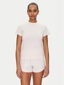 Koszulki i topy damskie - Guess T-Shirt V4YI21 KCDH1 Różowy Slim Fit - miniaturka - grafika 1