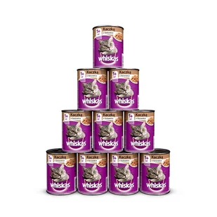 Whiskas Adult puszka 12 x 400g mokra karma dla kotów z kaczką w galaretce 41899-uniw - Mokra karma dla kotów - miniaturka - grafika 1