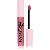 Szminki - NYX Professional Makeup Professional Makeup - Lip Lingerie XXL Matte Liquid Lipstick - Matowa pomadka do ust w płynie - 4 ml - 12 - MAXX OUT NYXPUPML-4ML-12 - miniaturka - grafika 1